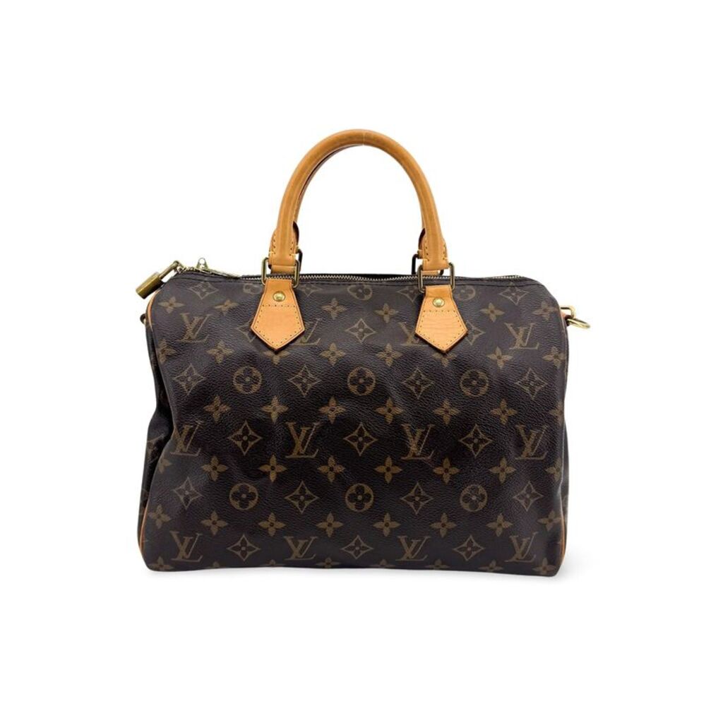 Louis Vuitton Monogram Speedy Bandourie 30 Brown